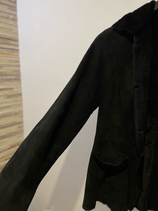 Chaqueta Piel Negra Scout