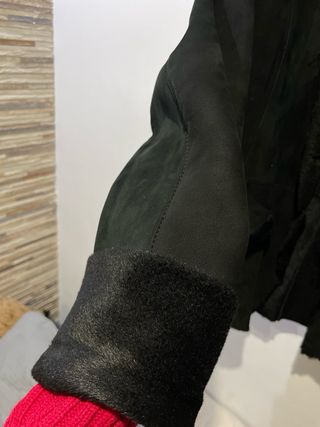 Chaqueta Piel Negra Scout