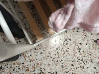 Cama Diván Metálica Blanca