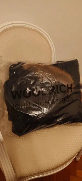 Parka Woolrich XS Blu Nuovo con etichetta
