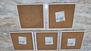 Set 5 Sottobicchieri Ceramica Decorati