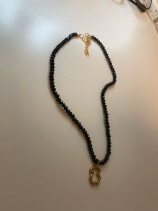 Collar Oso Tous Negro y Dorado