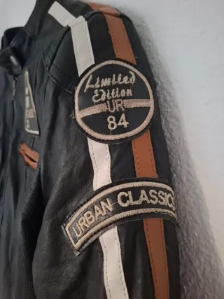 Chaqueta Moto Negra Mujer