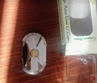 Espejo de Bolso Oval DELUX C/Caja