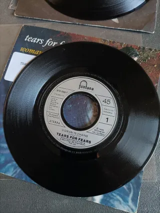 Tears For Fears lote 3 discos vinilo single 45 rpm