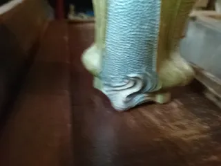 Jarroncito terracota Art Nouveau