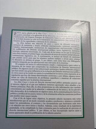 Casos y textos de Derecho Internacional público