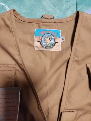 Chaleco multibolsillos marrón