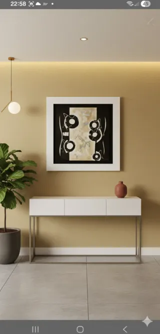 Cuadro abstracto moderno