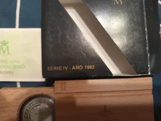 Moneda Plata 5000 Ptas V Centenario 1992