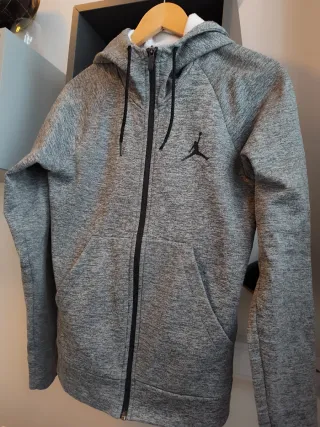 Sudadera Jordan Gris con Cremallera