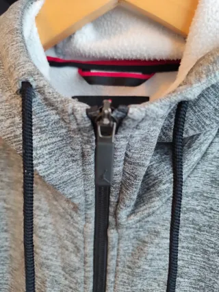 Sudadera Jordan Gris con Cremallera