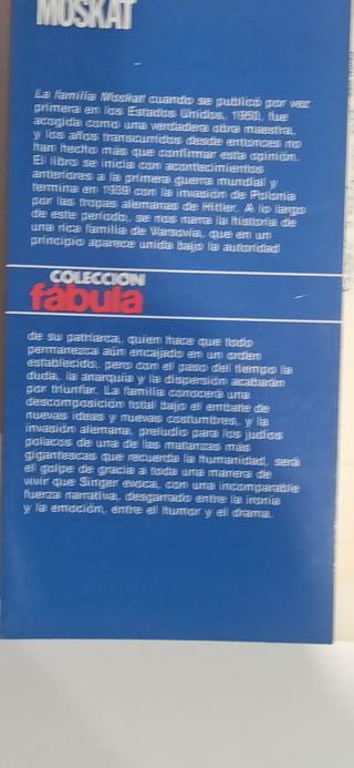 Libro, La familia Moskat