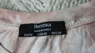 Camiseta Bershka Dragón Calavera Tie Dye