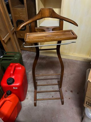 Galán de noche madera y metal