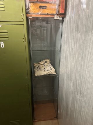 Vitrina expositora cristal Ikea Detolf