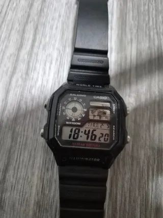 Orologio Casio nero funzionante