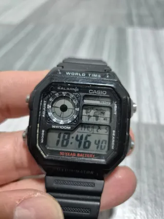 Orologio Casio nero funzionante