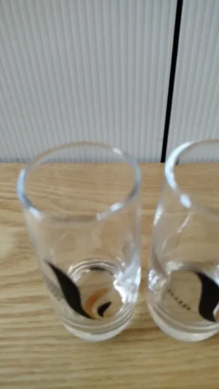 Set 2 Bicchierini Liquore Vintage Decorati