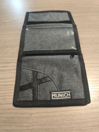Cartera Munich original gris negra