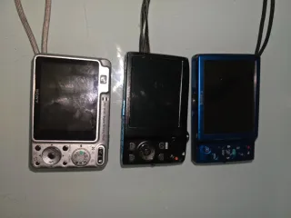 Lote 3 Cámaras Digitales: Sony, Nikon, Canon