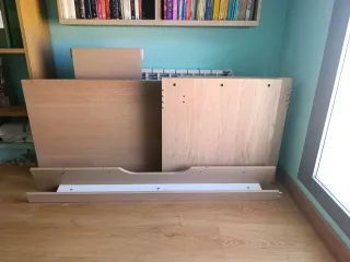 Escritorio Malm Ikea extraíble