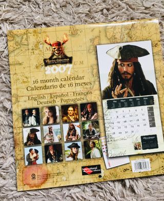 Calendario Piratas del Caribe 2007