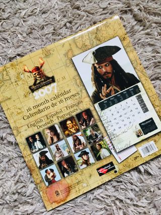 Calendario Piratas del Caribe 2007