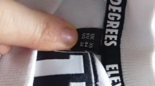 Chándal 11 Degrees Blanco y negro