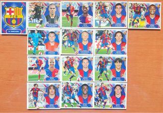 14 Cromos FC Barcelona LIGA ESTE 08-09