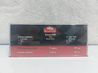 Datsun 240Z Aaltonen Rallye Monte-Carlo 1972 1:43