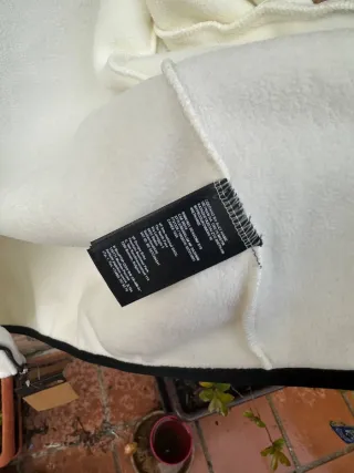 Forro polar The North Face blanco y negro