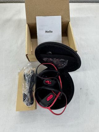 NUEVOS Auriculares Deportivos Bluetooth Negro/Rojo
