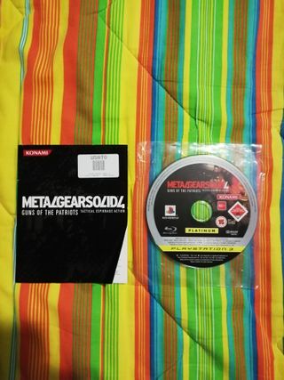Metal Gear Solid 4 PS3 Konami Platinum