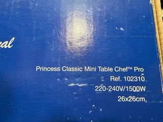 Plancha eléctrica Princess Mini Table Chef Pro