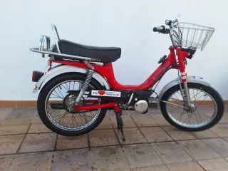 Torrot 49 Moped Roja y Plata