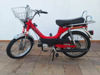 Torrot 49 Moped Roja y Plata