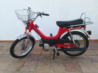 Torrot 49 Moped Roja y Plata