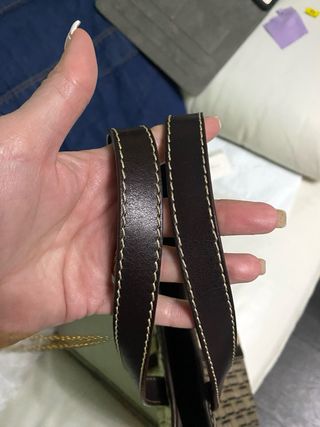 Bolso Carolina Herrera tela y piel