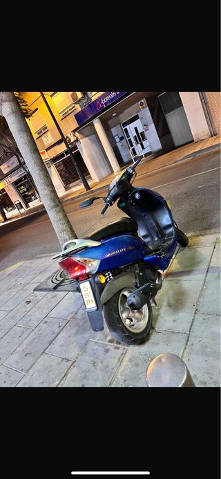 Moto Scooter Azul