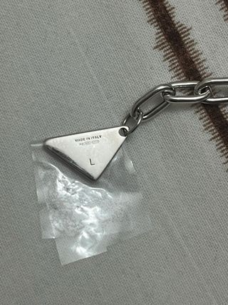 Bracciale Prada Argento 925 Nero