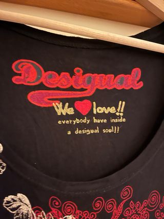 Vestido Desigual Negro y Rojo