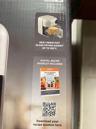 Freidora Aire Sogo Digi Fryer Vision 1300