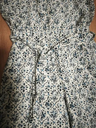 Mono Cortefiel estampado azul talla S