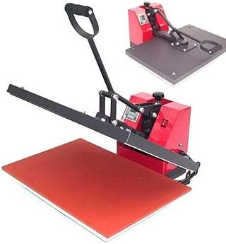 Prensa de Calor Roja