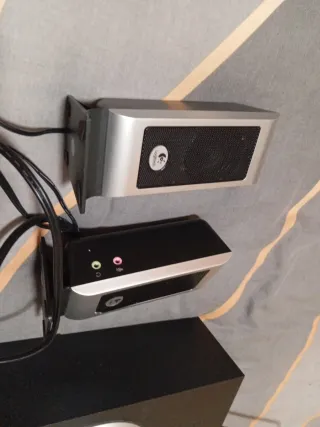 Altavoces Logitech  Negro/Plata