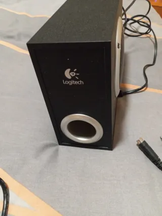 Altavoces Logitech  Negro/Plata