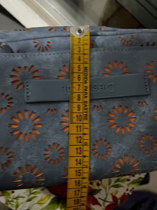 Bolso Desigual azul y naranja