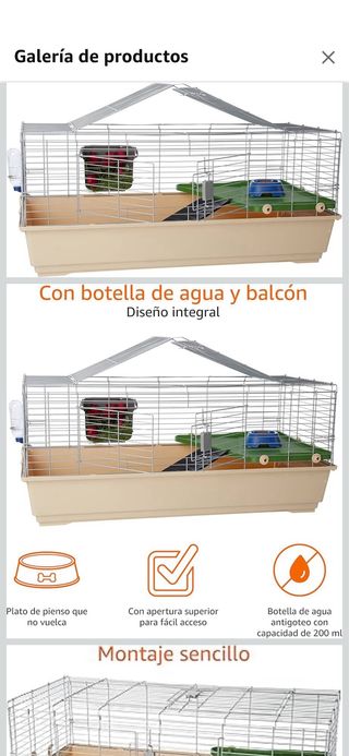 Jaula para mascotas grande