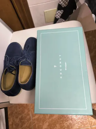 Zapatos primera comunión azul marino niño talla 35
